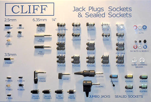 Cliff jack plugs and sealed sockets