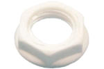 CL1409 nylon nut for S2 jack socket. White.
