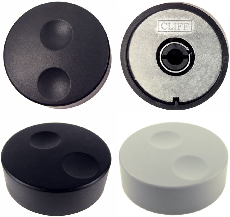 Plastic Potentiometer Knob Orange Rotary Sound Control 6mm Knurled Shaft T25 