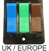 quicktest colours for UK / Europe