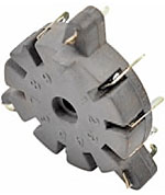 FM7090 9 pin valve base with PC tags