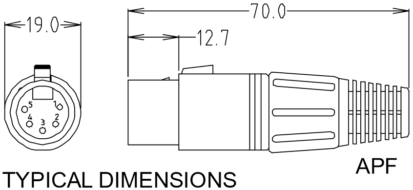 CLIFF Electronic Components Metal XLR Audio Connectors
