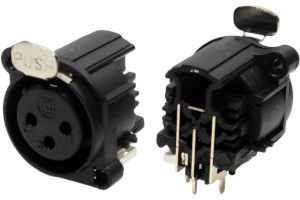 XNACF5/PC90/L 3-pin compact XLR
