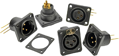 airtight XLR audio connectors